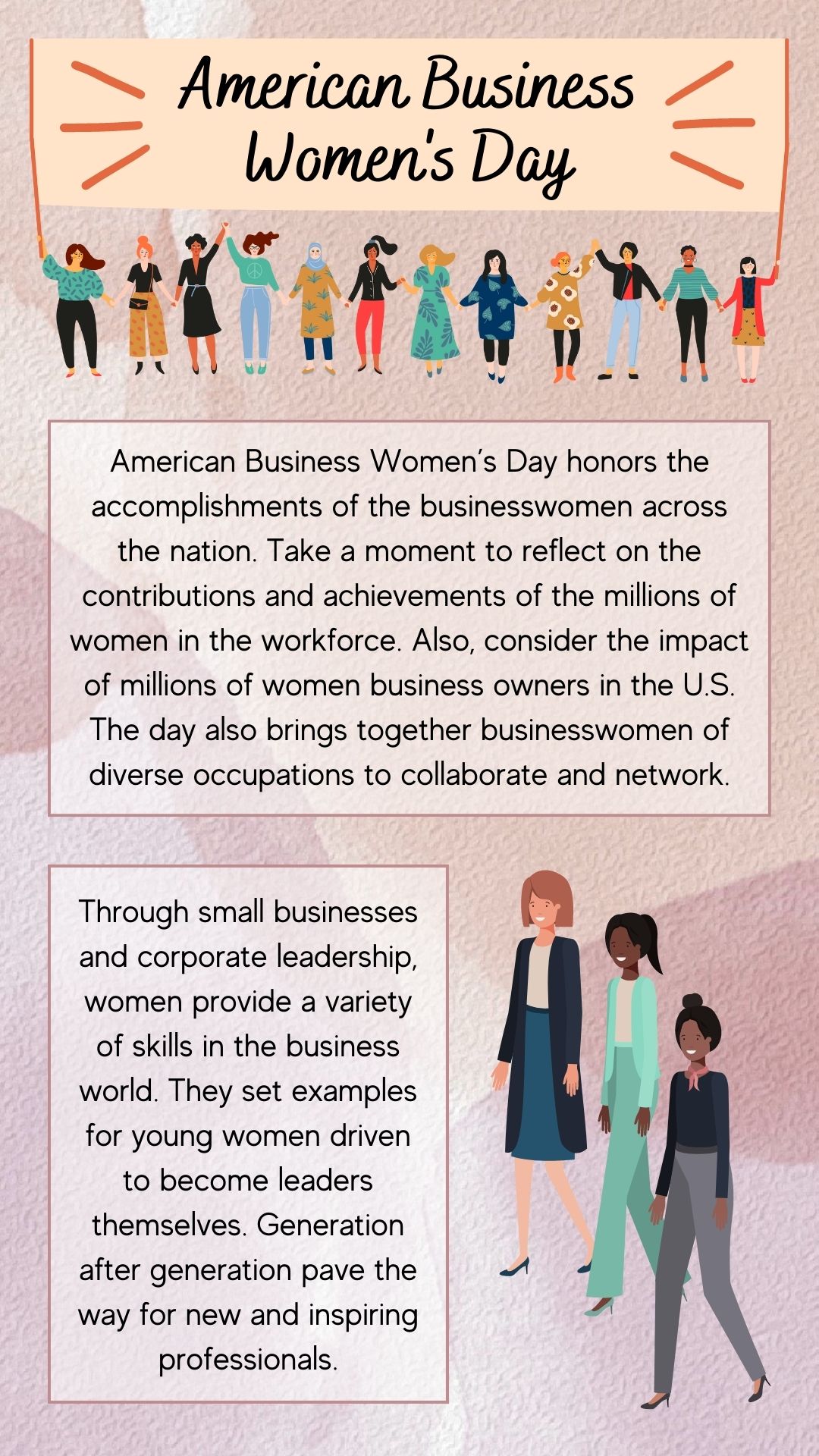 Display event - American Business Women's Day